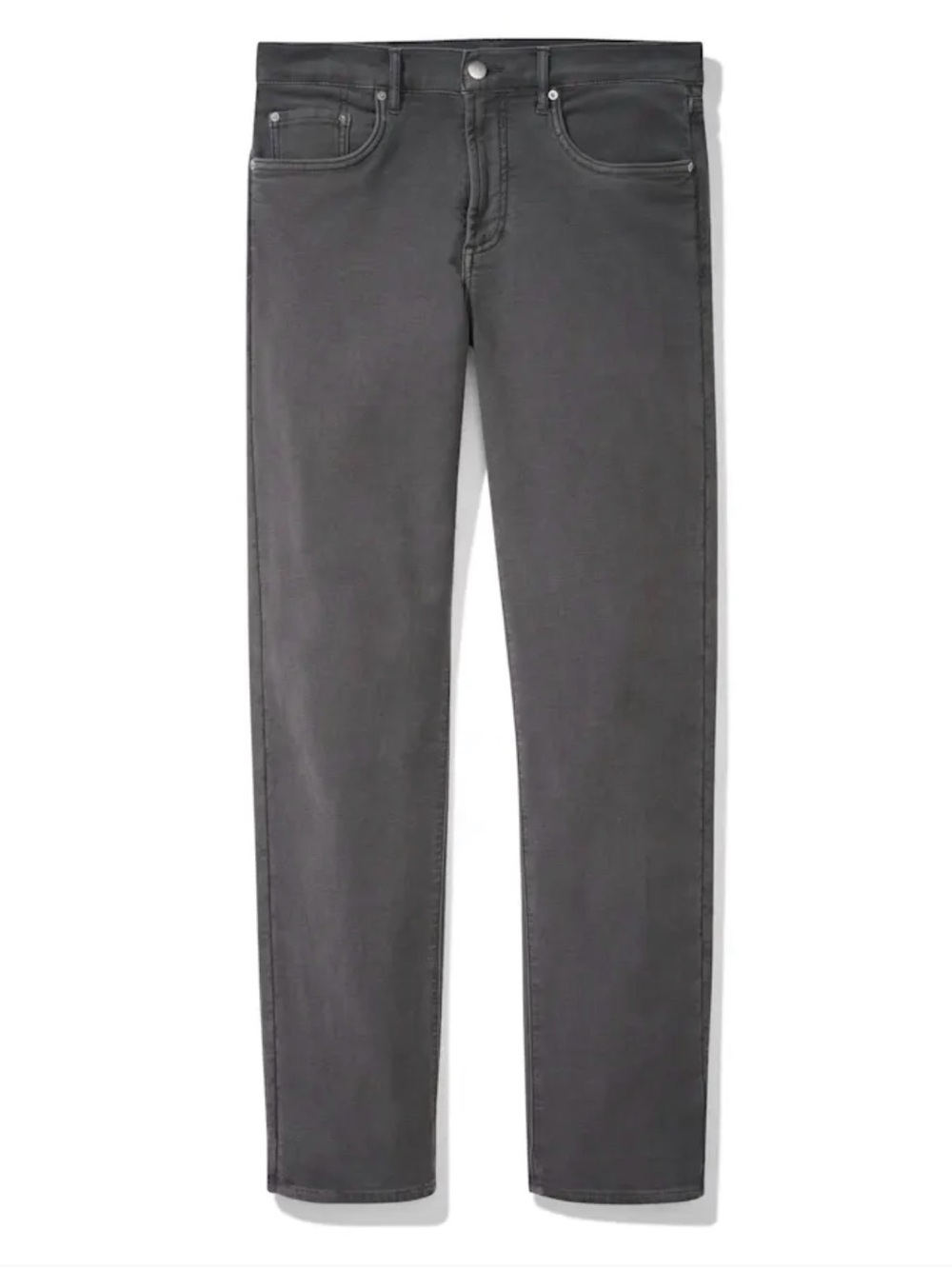 Faherty Men's 5 Pocket Stretch Terry Pant - Gray, size 31